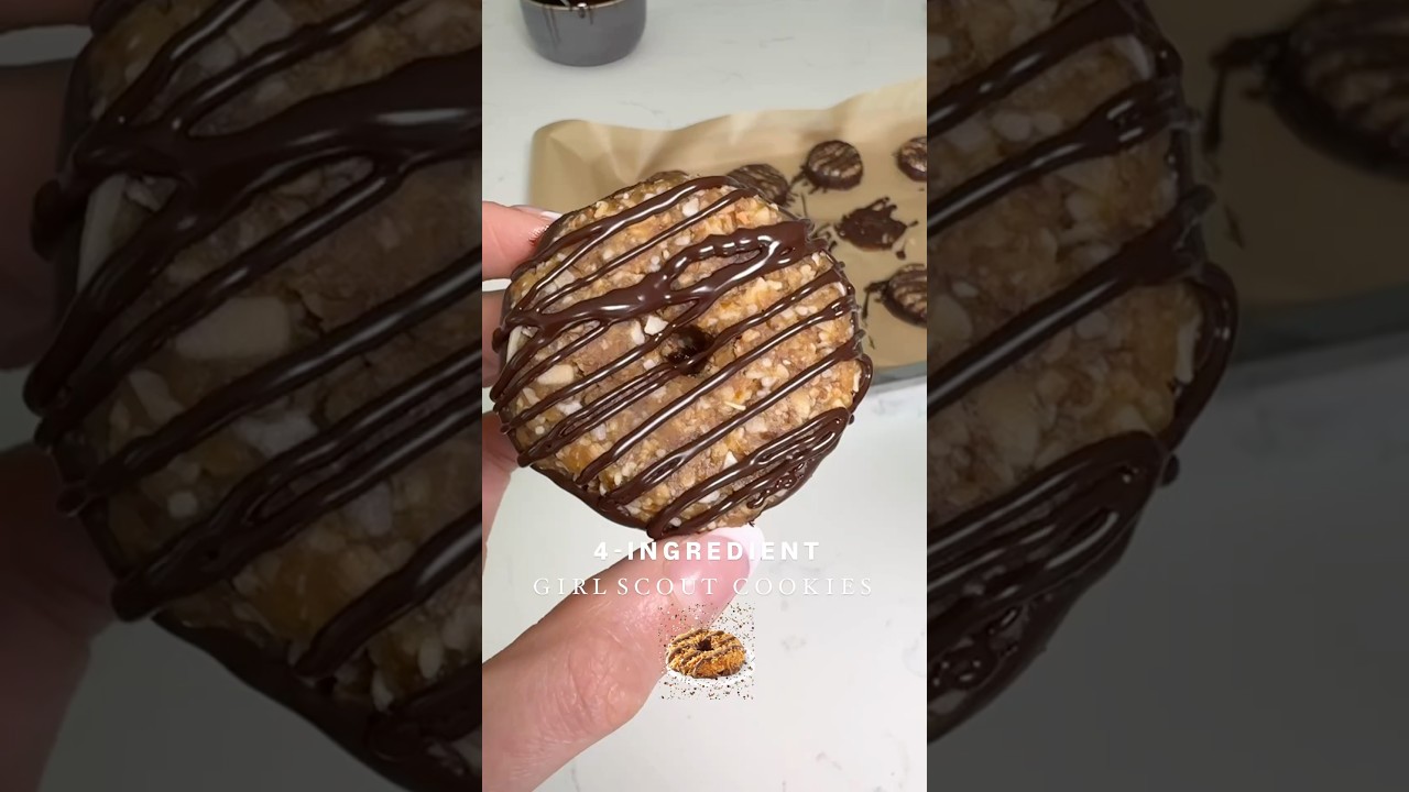 4-Ingredient Samoa Cookies!