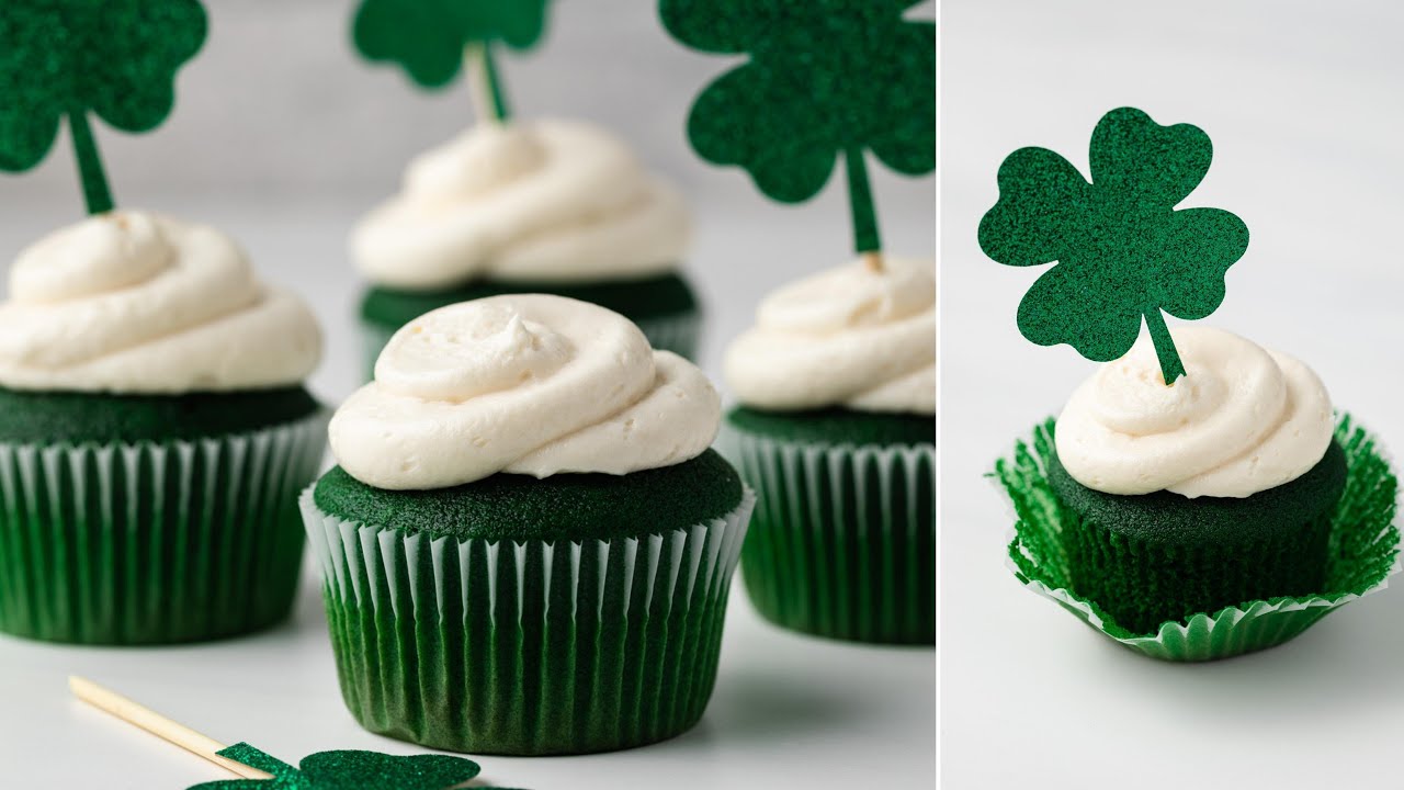 Green Velvet Cupcakes