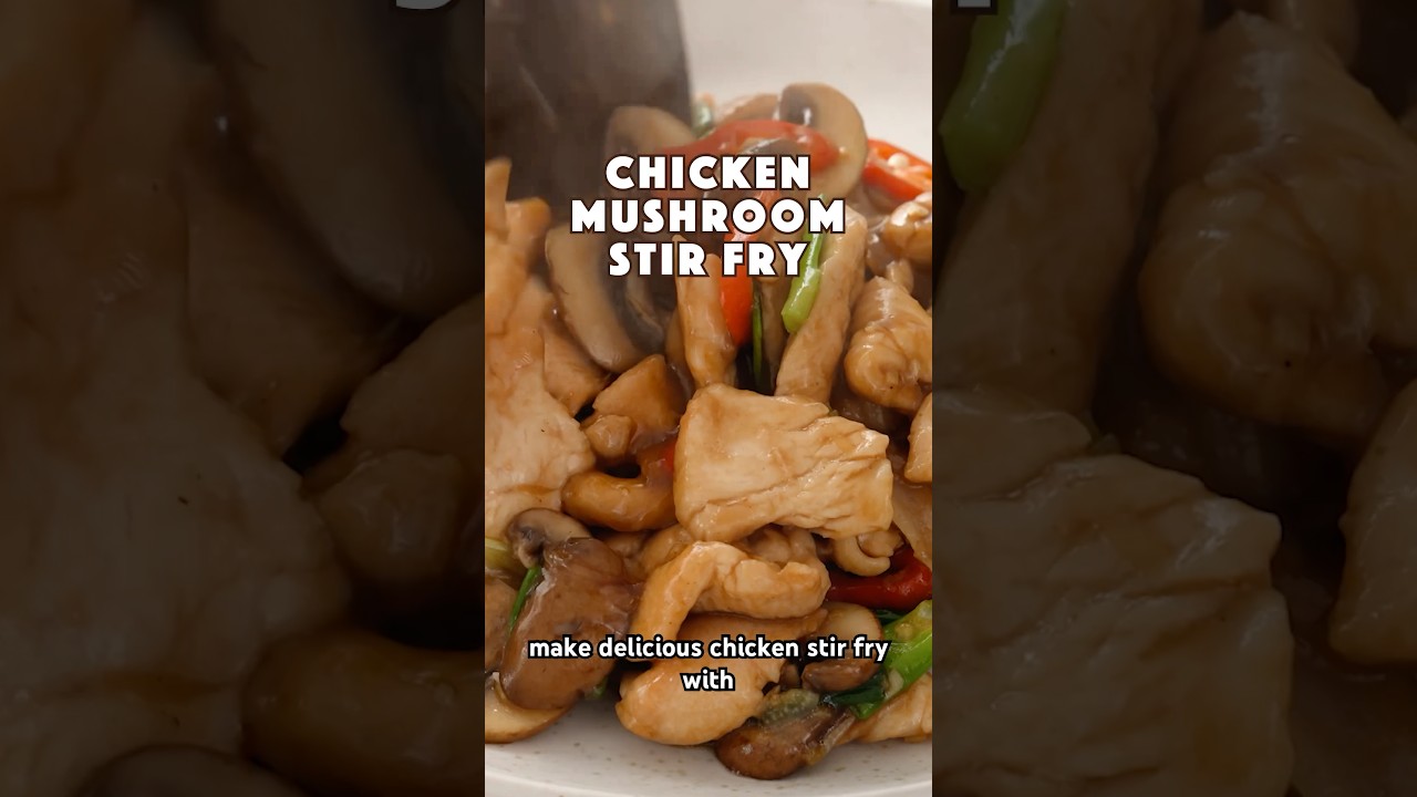 Try this chicken stir fry with mushrooms. It’s so easy and so good! 😊