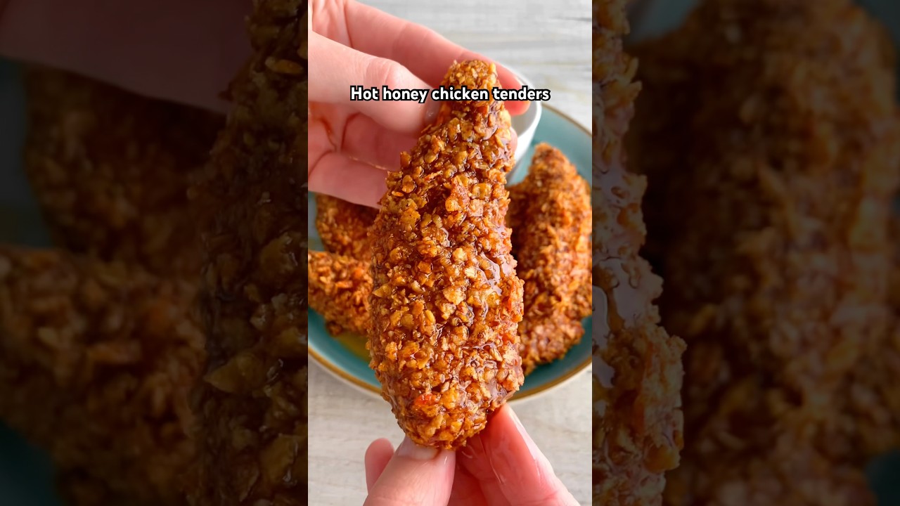 Hot honey chicken tenders 😍