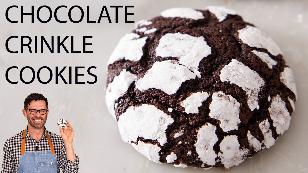 The BEST Chocolate Crinkle Cookies Recipe