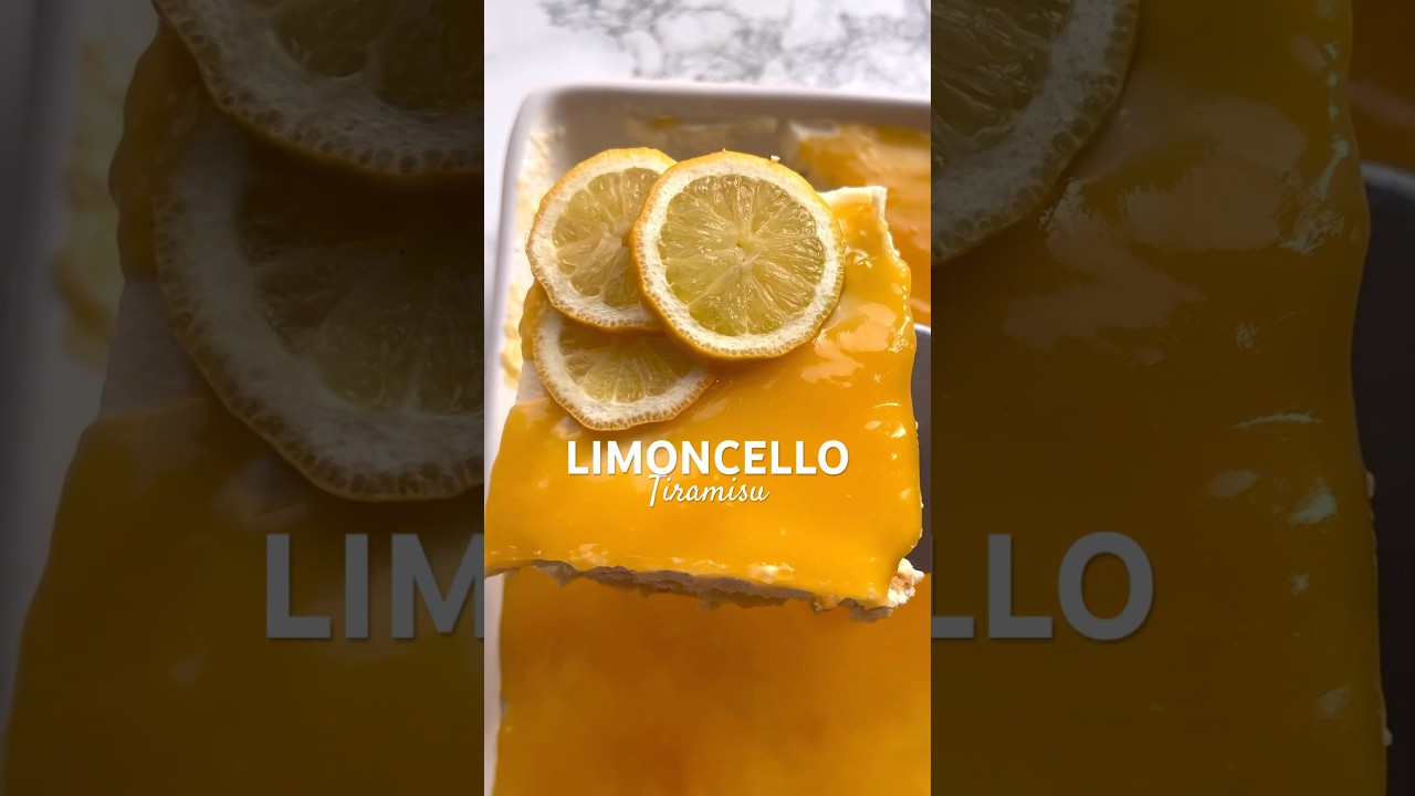 Limoncello Tiramisu Summer Dessert