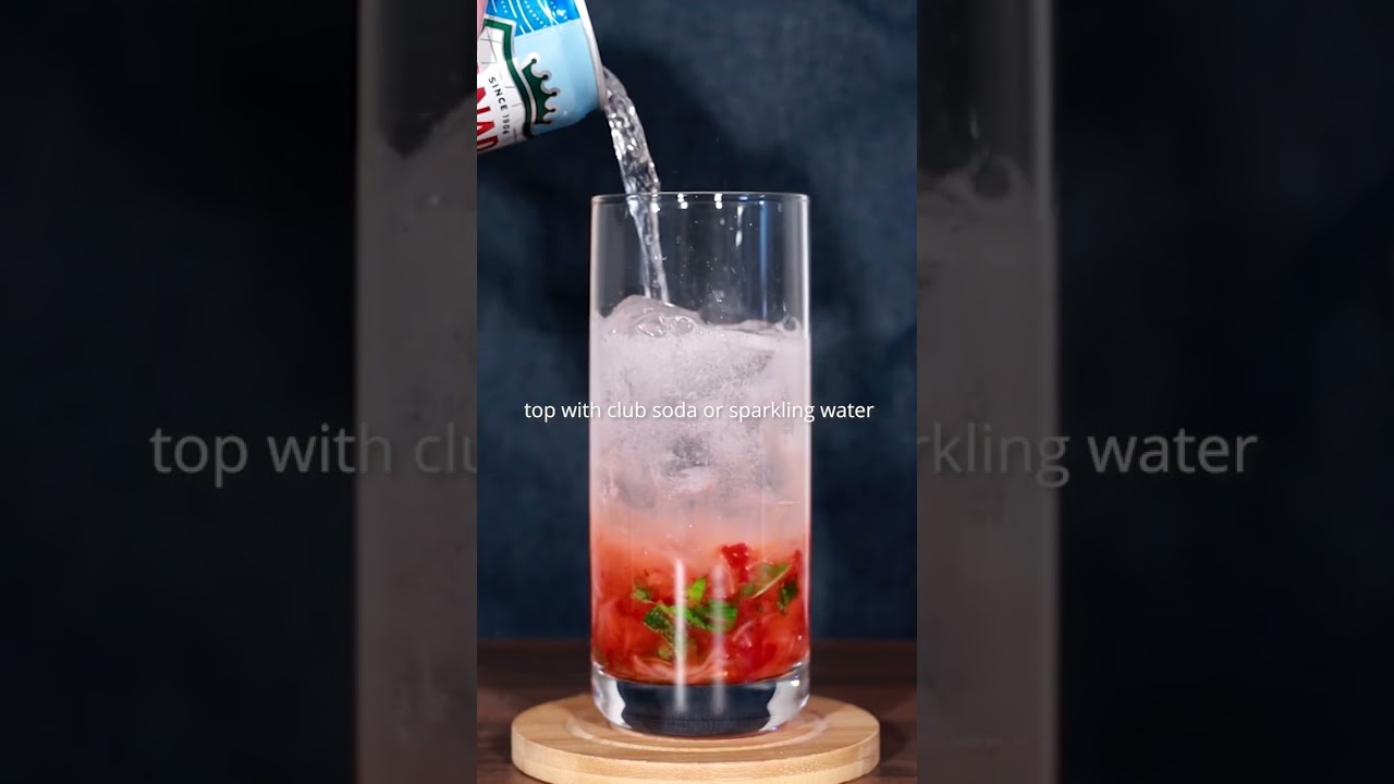 Strawberry Nojito Mocktail for Valentine's Day