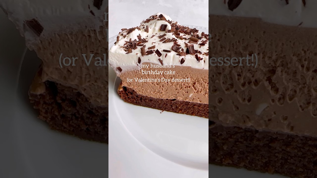 Gluten-Free Chocolate Mousse Cake everyone’s obsessed with 🍫 #glutenfree