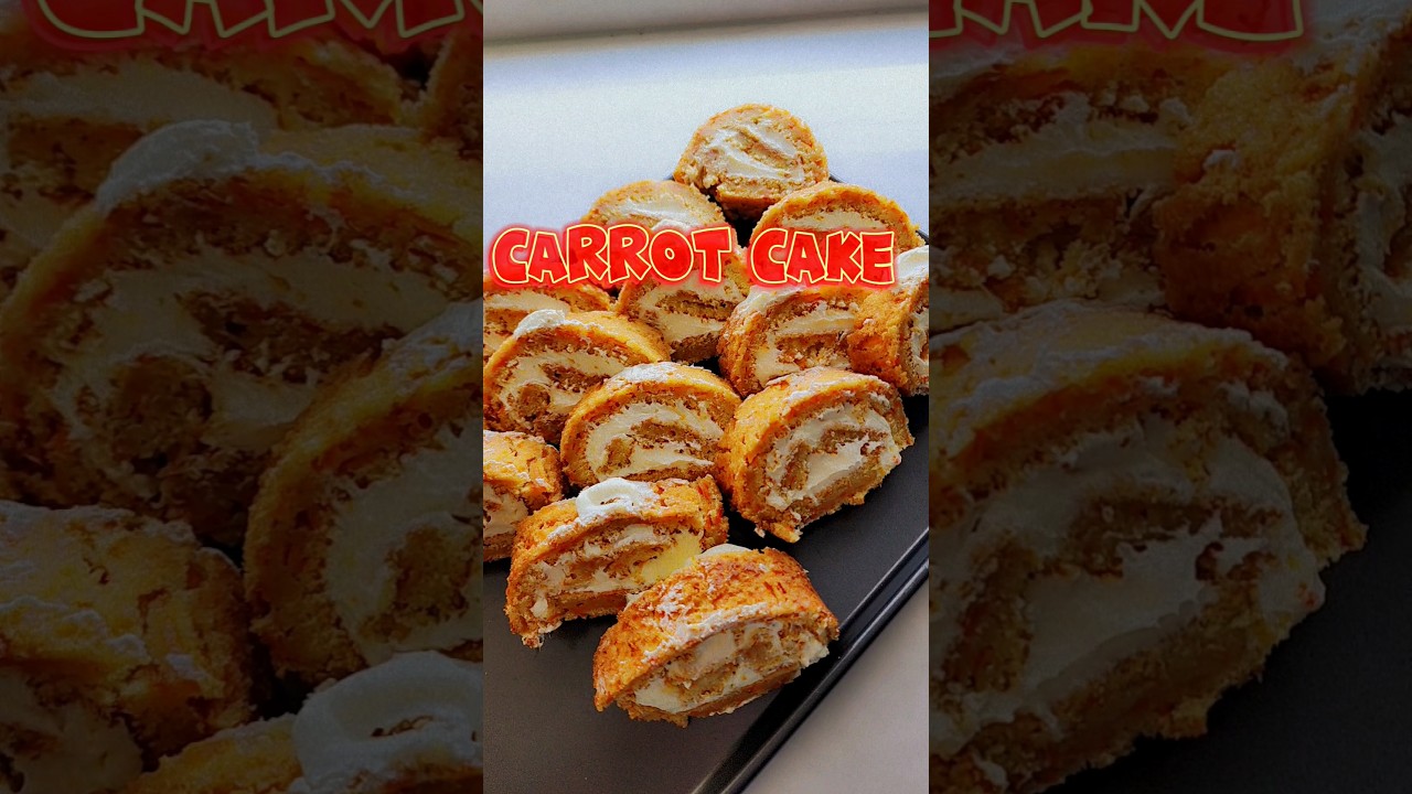 carrot roll cake