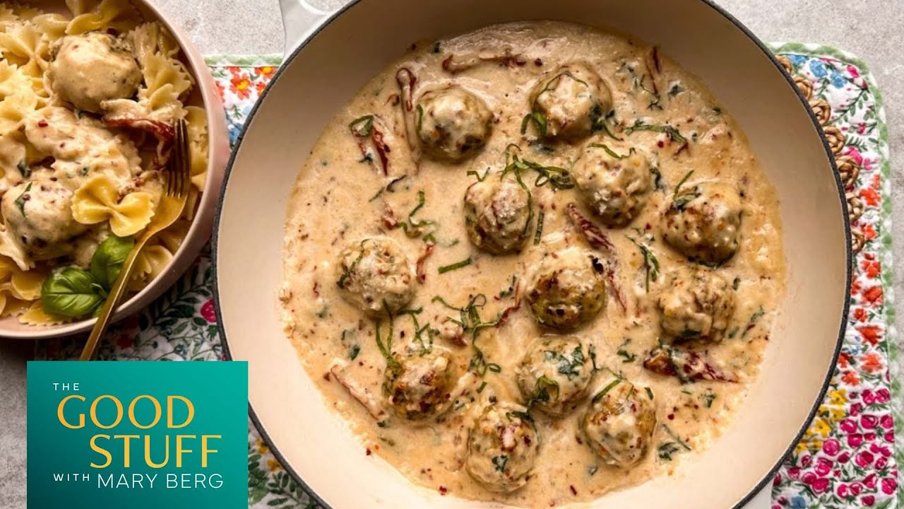Mary's Recipe of the Day: Marry Me Chicken Meatballs | The Good Stuff with Mary Berg