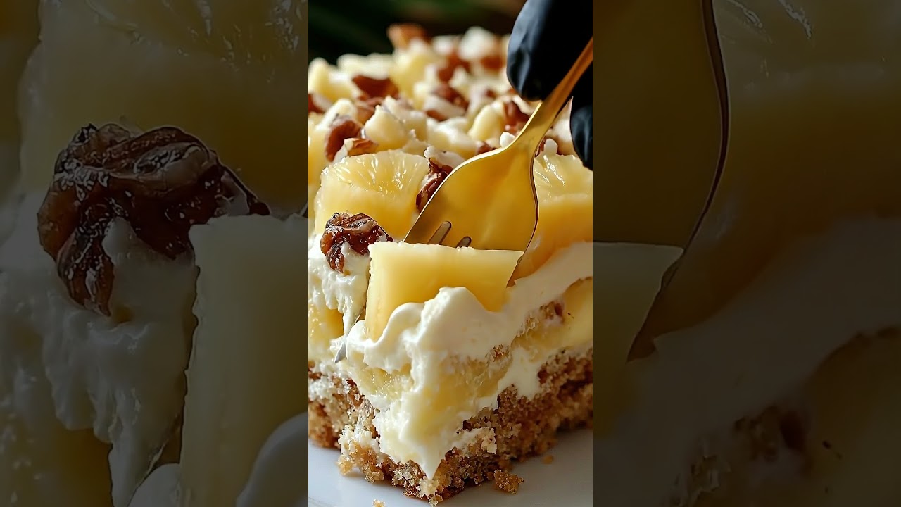 Moist Hawaiian Pineapple Cake with Cream Cheese