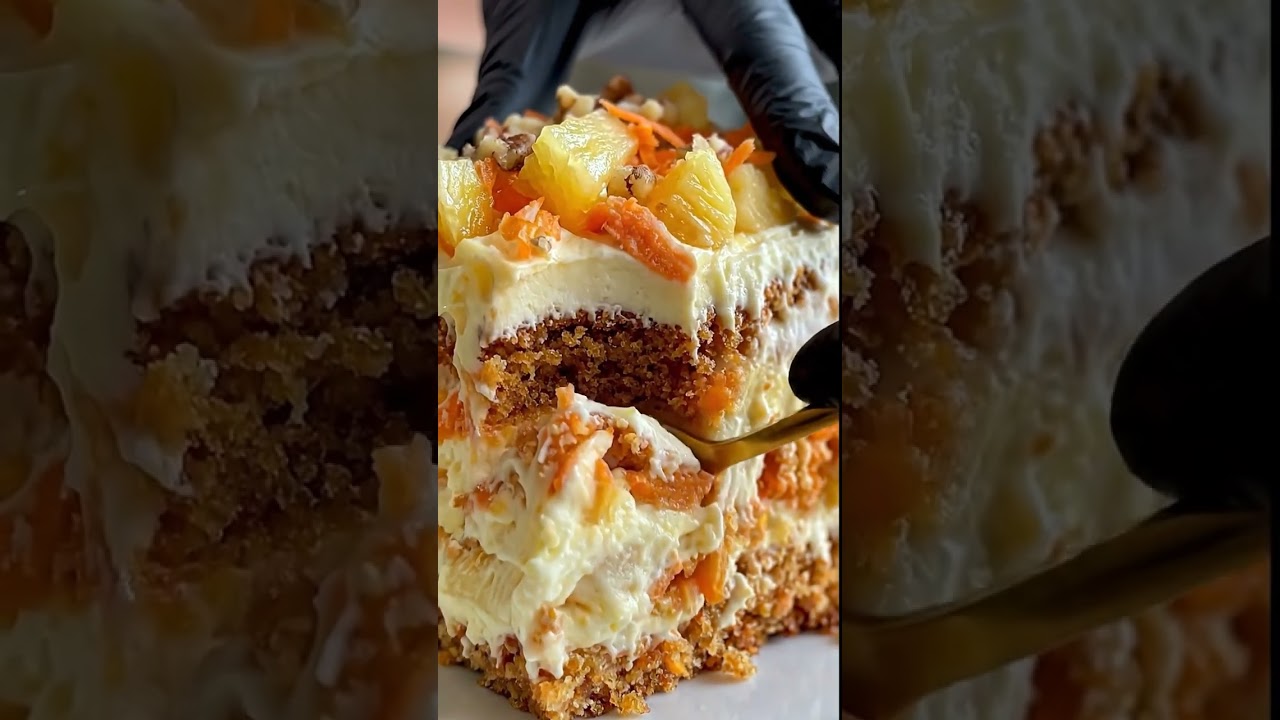 Hawaiian Pineapple Carrot Cream Cake