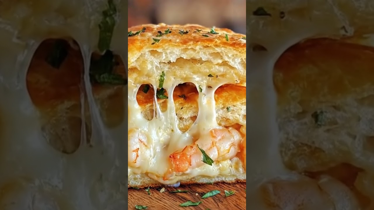 Savory Shrimp & Crab Biscuit Melts 🦀🧀