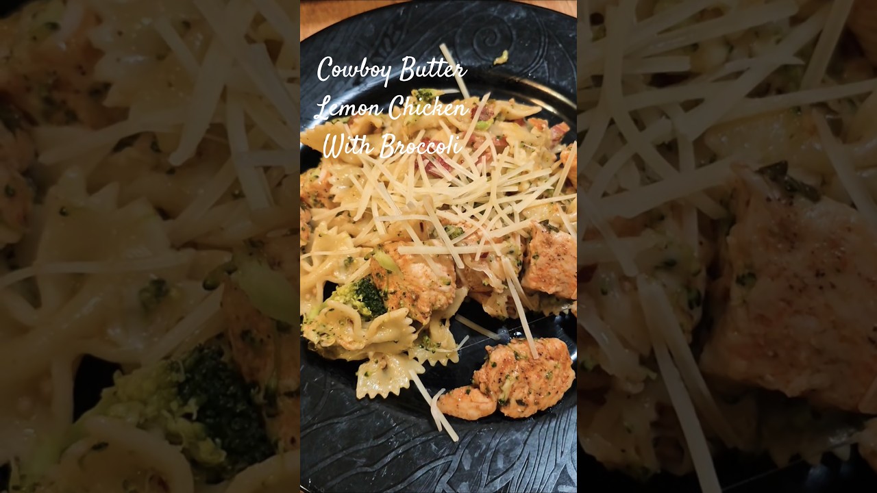 Cowboy Butter Lemon Chicken With Broccoli #quickandeasy #weeknightdinners