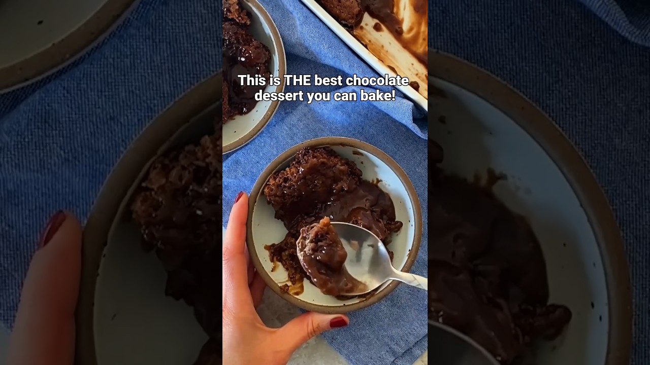 This extra-fudgy chocolate cobbler is my love language. 🍫❤️ #chocolate #chocolaterecipe #cobbler