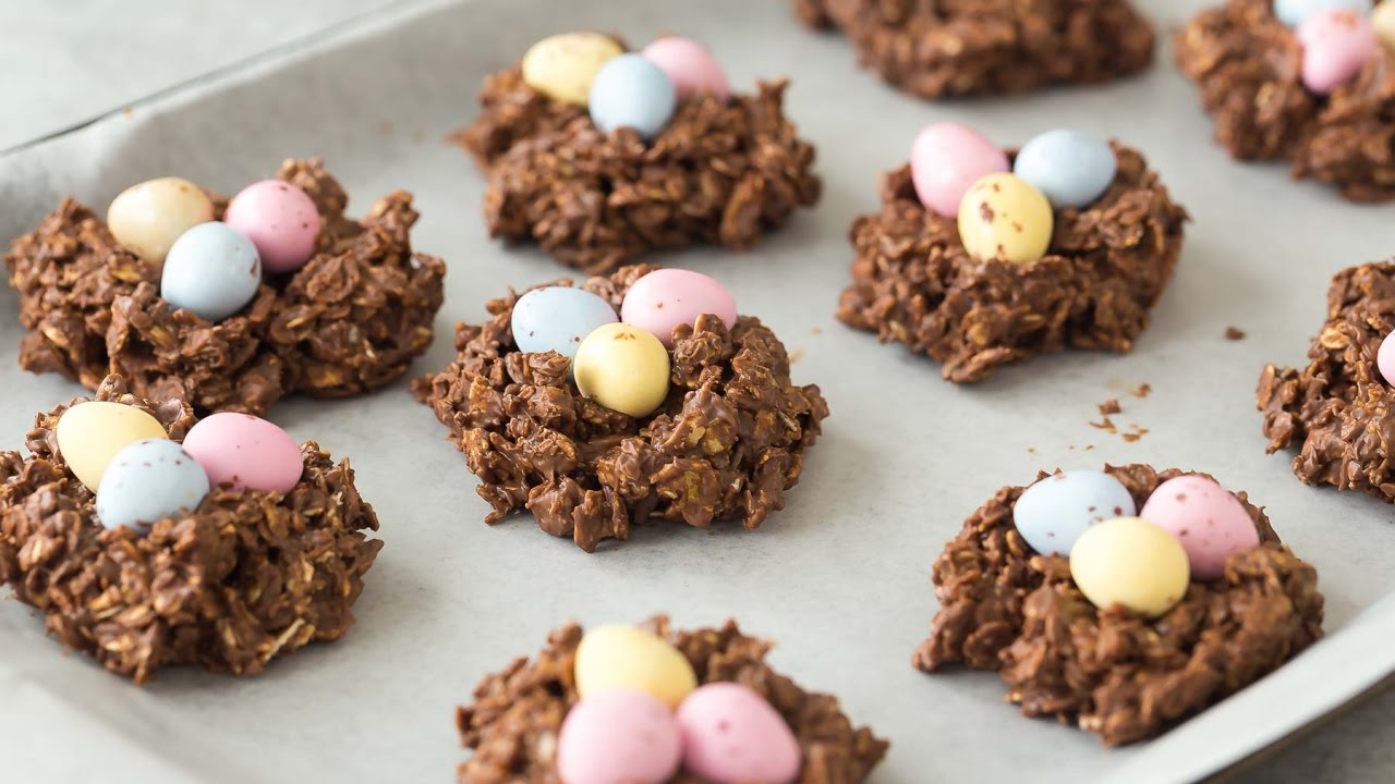 No Bake Birds Nest Cookies Recipe