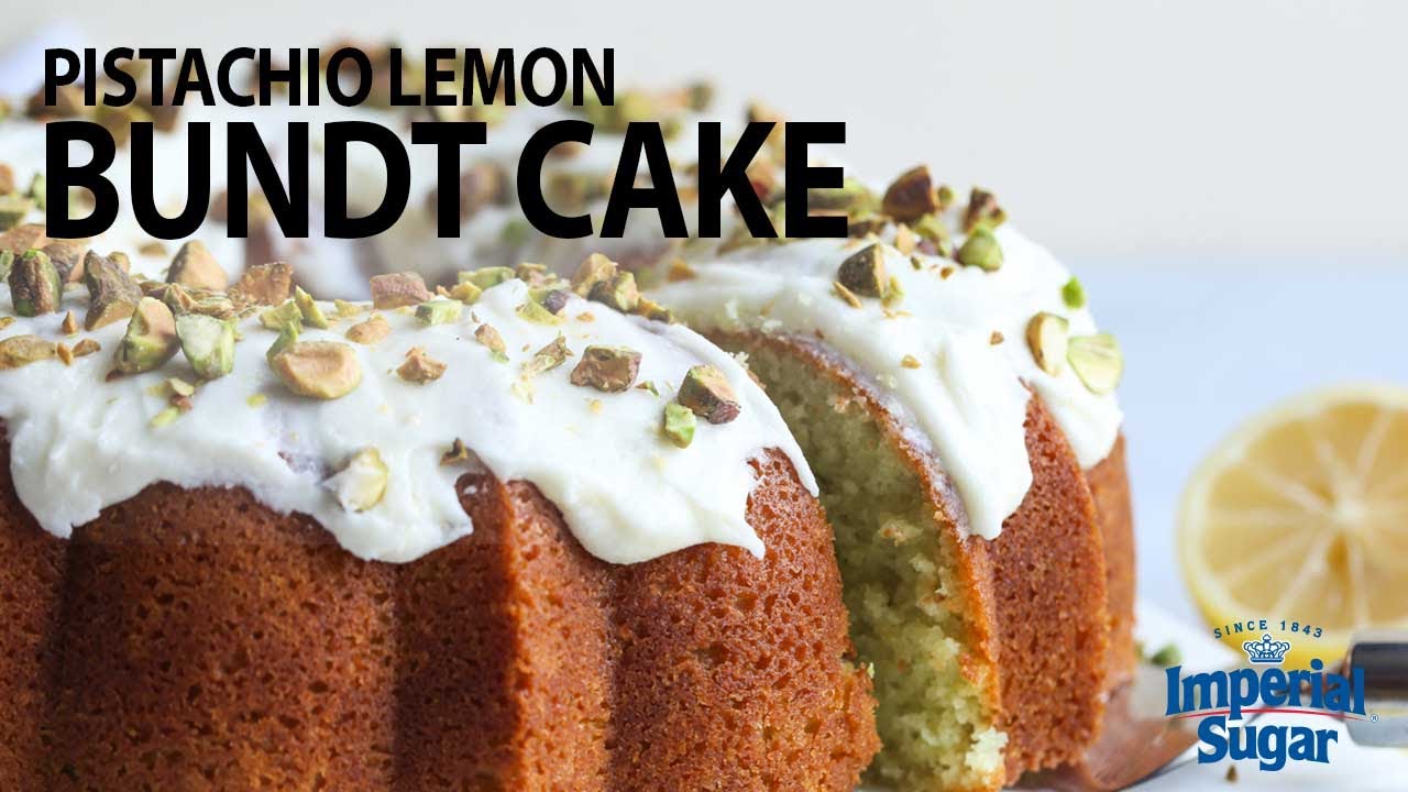 How to Make a Pistachio Lemon Bundt Cake