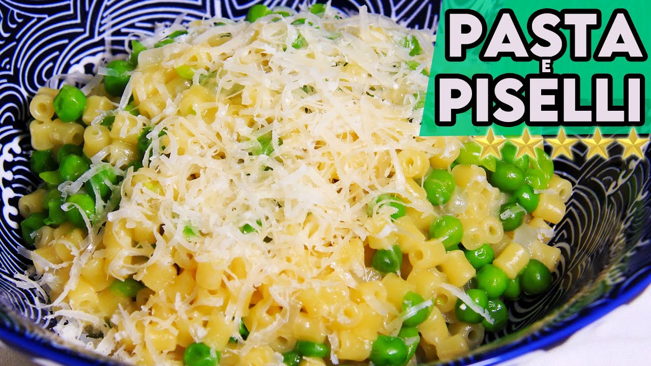 How to Make Pasta e Piselli Like an Italian! (PASTA & PEAS!)