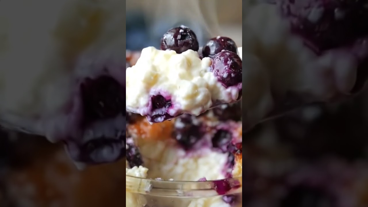 🫐🧀 Baked Blueberry Cottage Cheese Breakfast Bowls