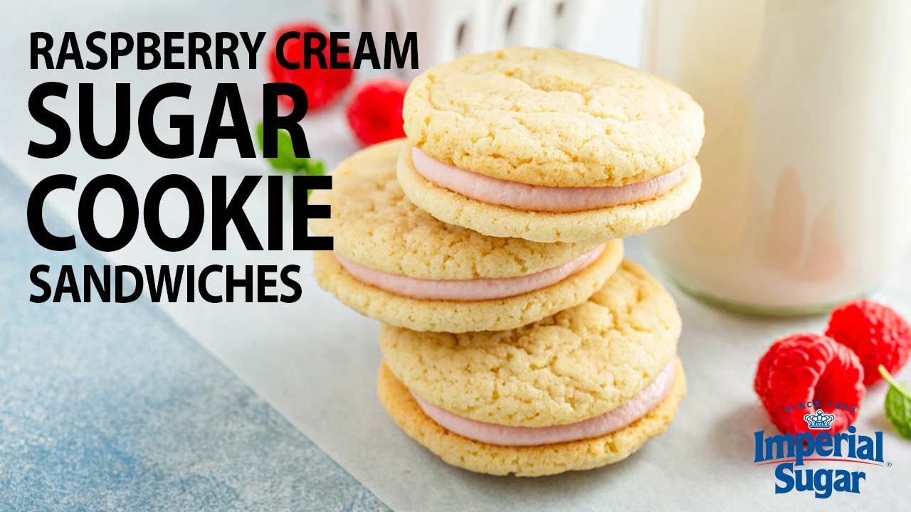 How to Make Raspberry Cream Sugar Cookie Sandwiches
