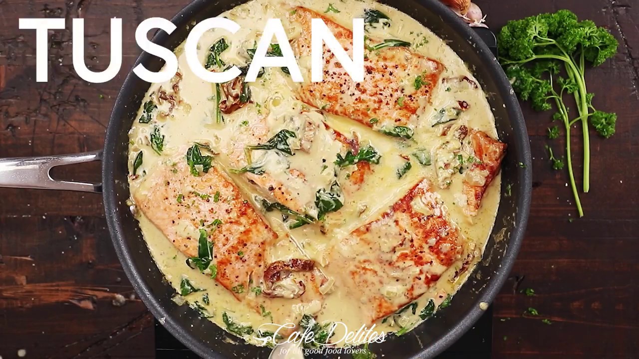 Recipe: Creamy Garlic Butter Tuscan Salmon – Juicy, One-Pan Indulgence