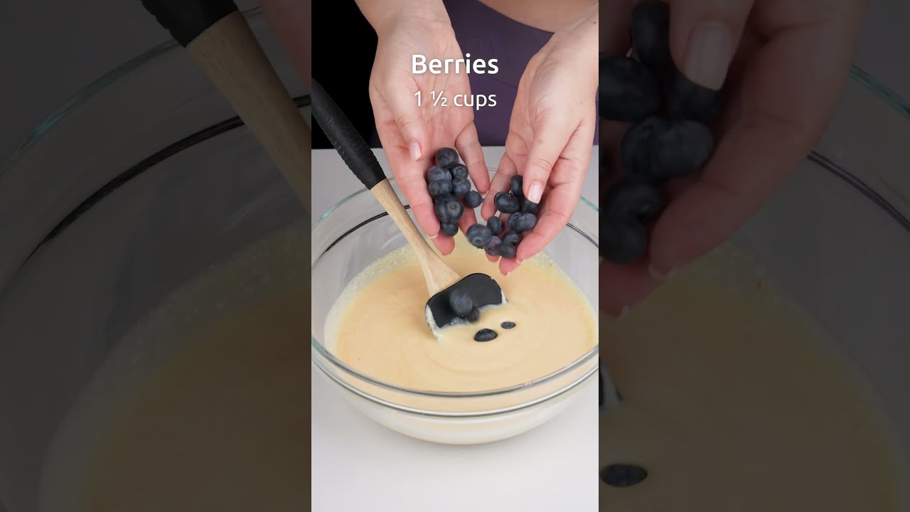 Blueberry Cottage Cheese Breakfast Bake