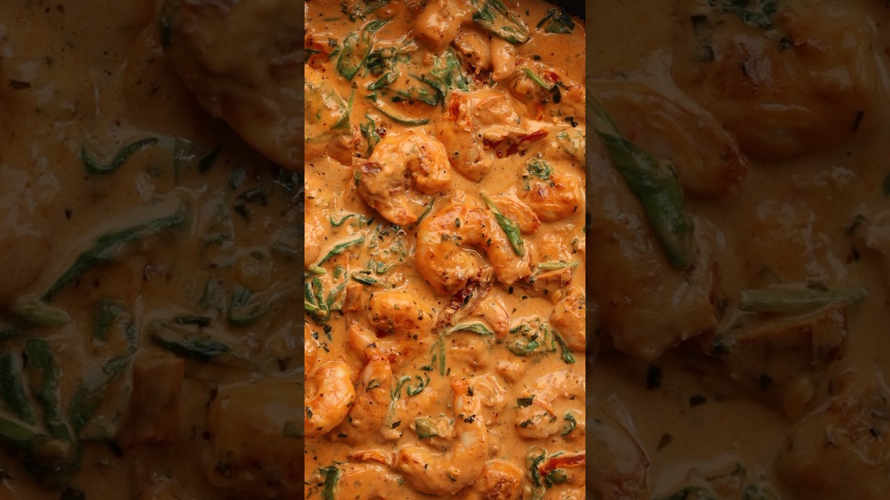 Creamy Tuscan Prawns