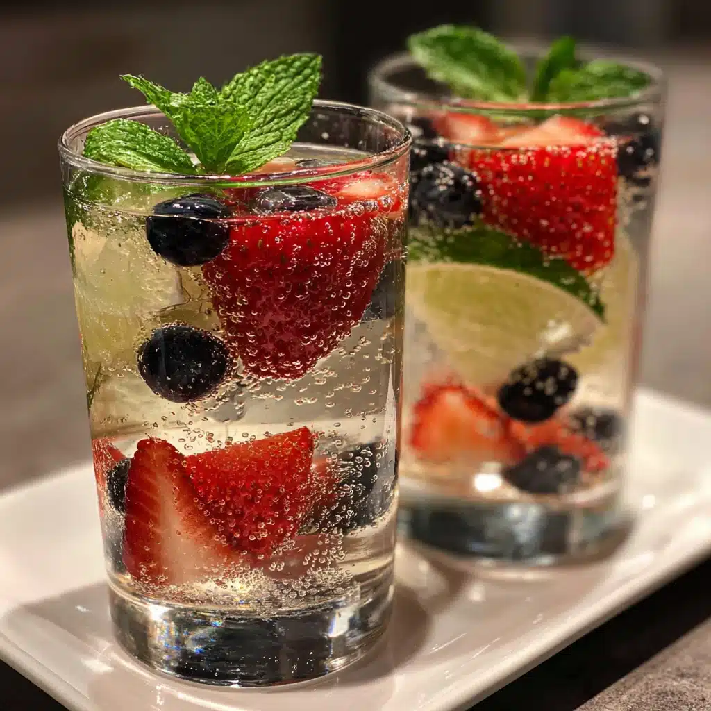 Non-alcoholic fruit spritzers