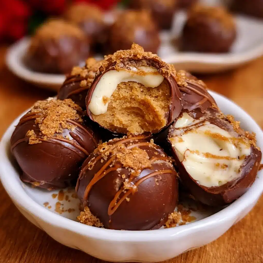 Lotus Truffles (Easy No-Bake Biscoff Dessert in 10 Minutes!)