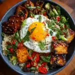 Roasted Tofu Grain Bowl