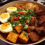Taiwanese Braise with Beef, Tofu & Eggs