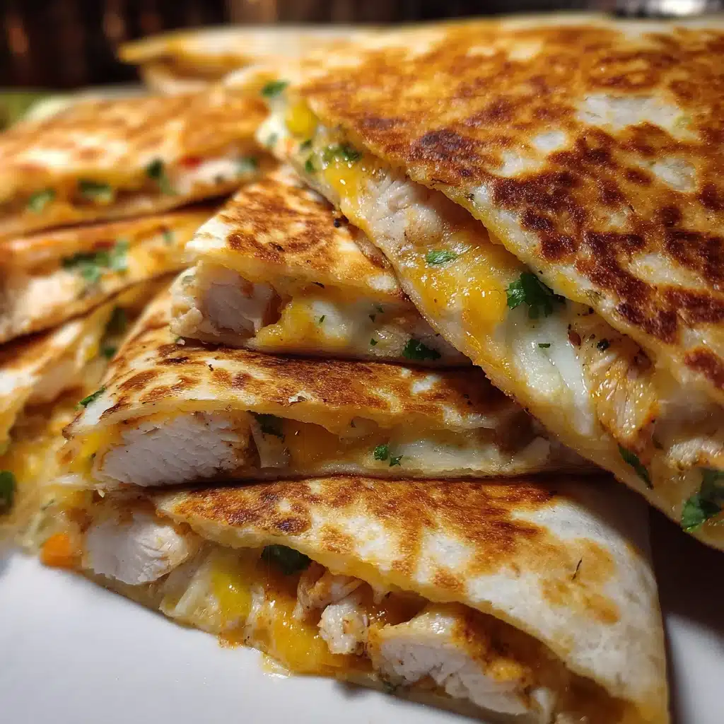 Crispy Chicken Quesadillas