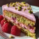 Raspberry Pistachio Cake Recipe - Easter Cake Ideas