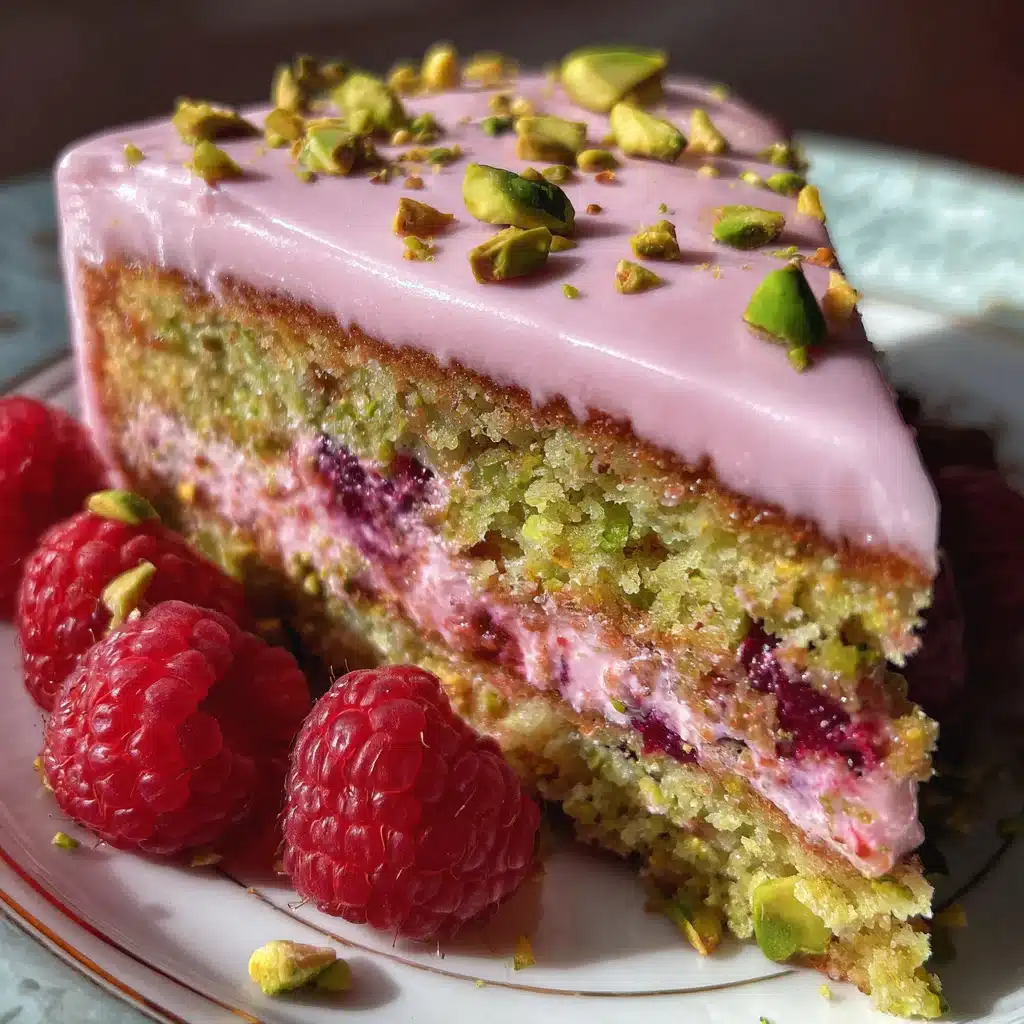 Raspberry Pistachio Cake Recipe - Easter Cake Ideas