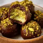Dubai Chocolate Balls with Pistachio Kunefe Filling