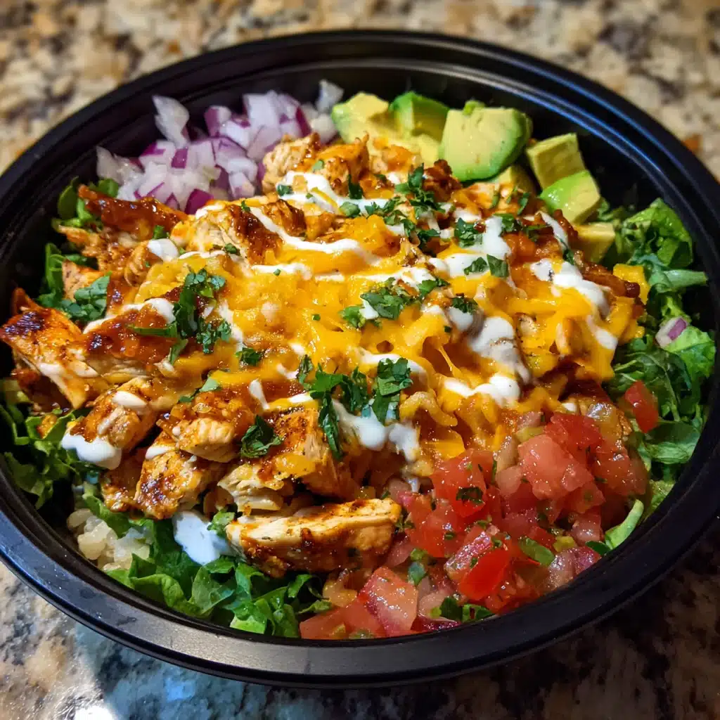 High Protein Chicken Burrito Bowls