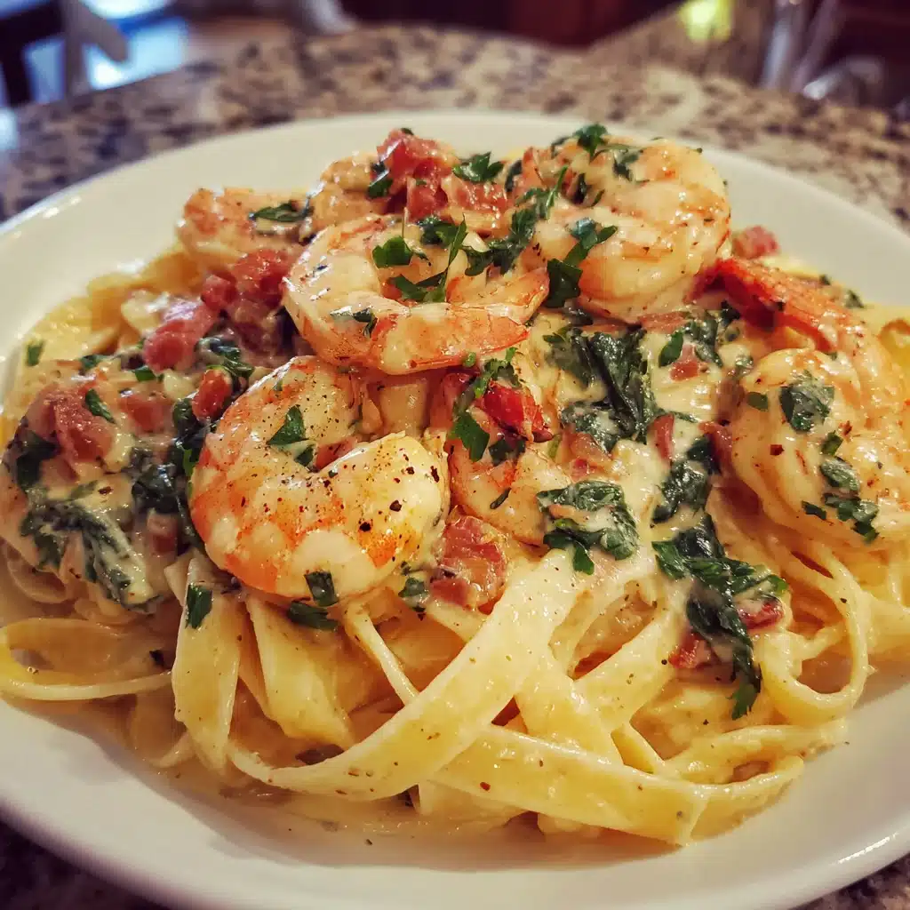 Creamy Tuscan Shrimp Pasta