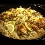 One Pot Lemon Chicken and Rice