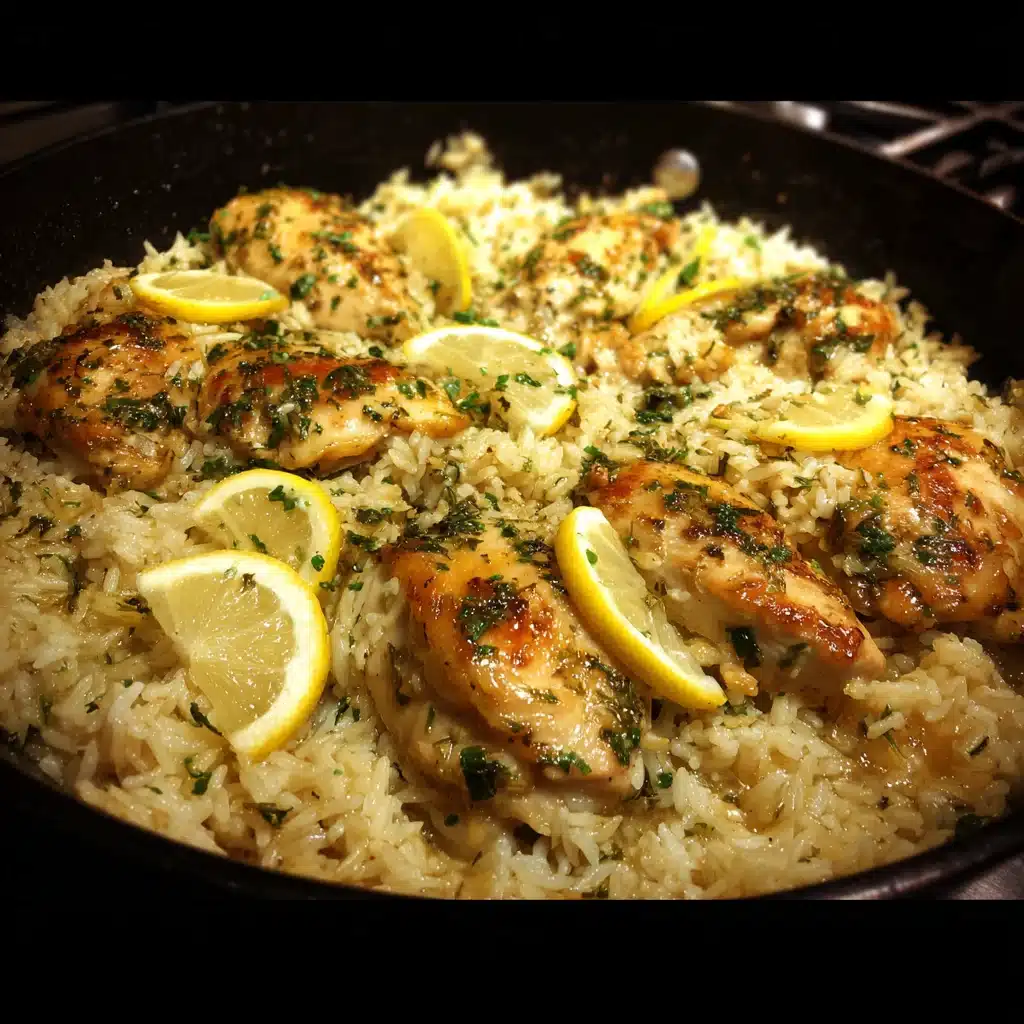 One Pot Lemon Chicken and Rice
