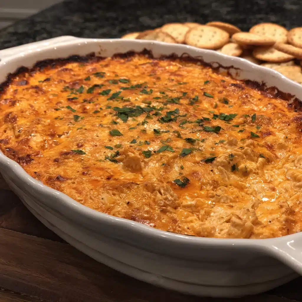 Buffalo Chicken Dip (Oven Baked)