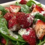 Strawberry Spinach Salad with Poppyseed Dressing