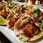 Crispy Air Fryer Fish Tacos