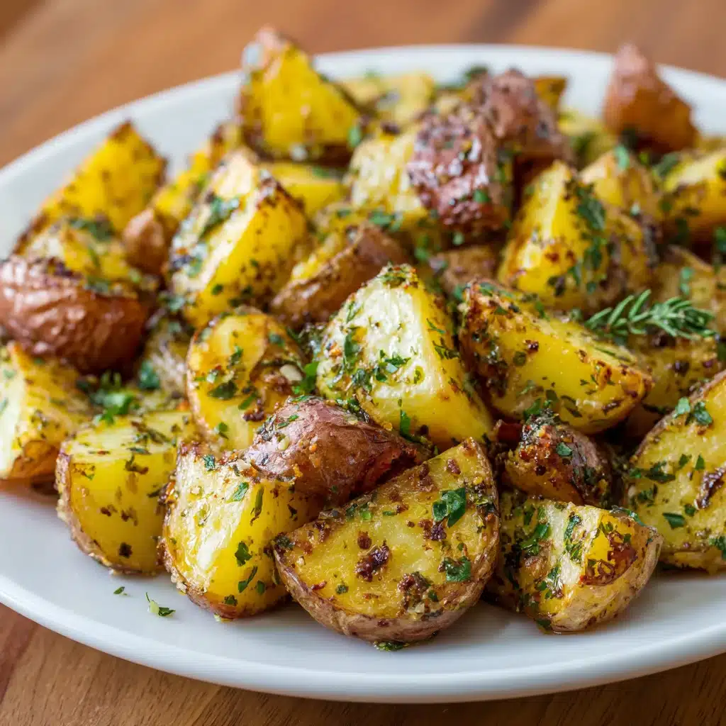 Garlic Herb Roasted Potatoes