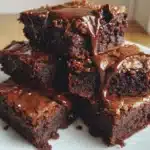 Chocolate Tahini Brownies