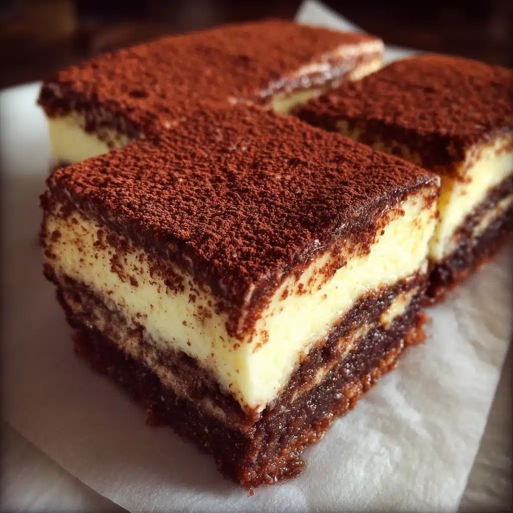 Homemade Tiramisu Brownies That Look Bakery-Worthy