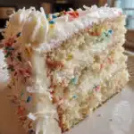 coconut confetti cake