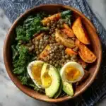 savory lentil bowl