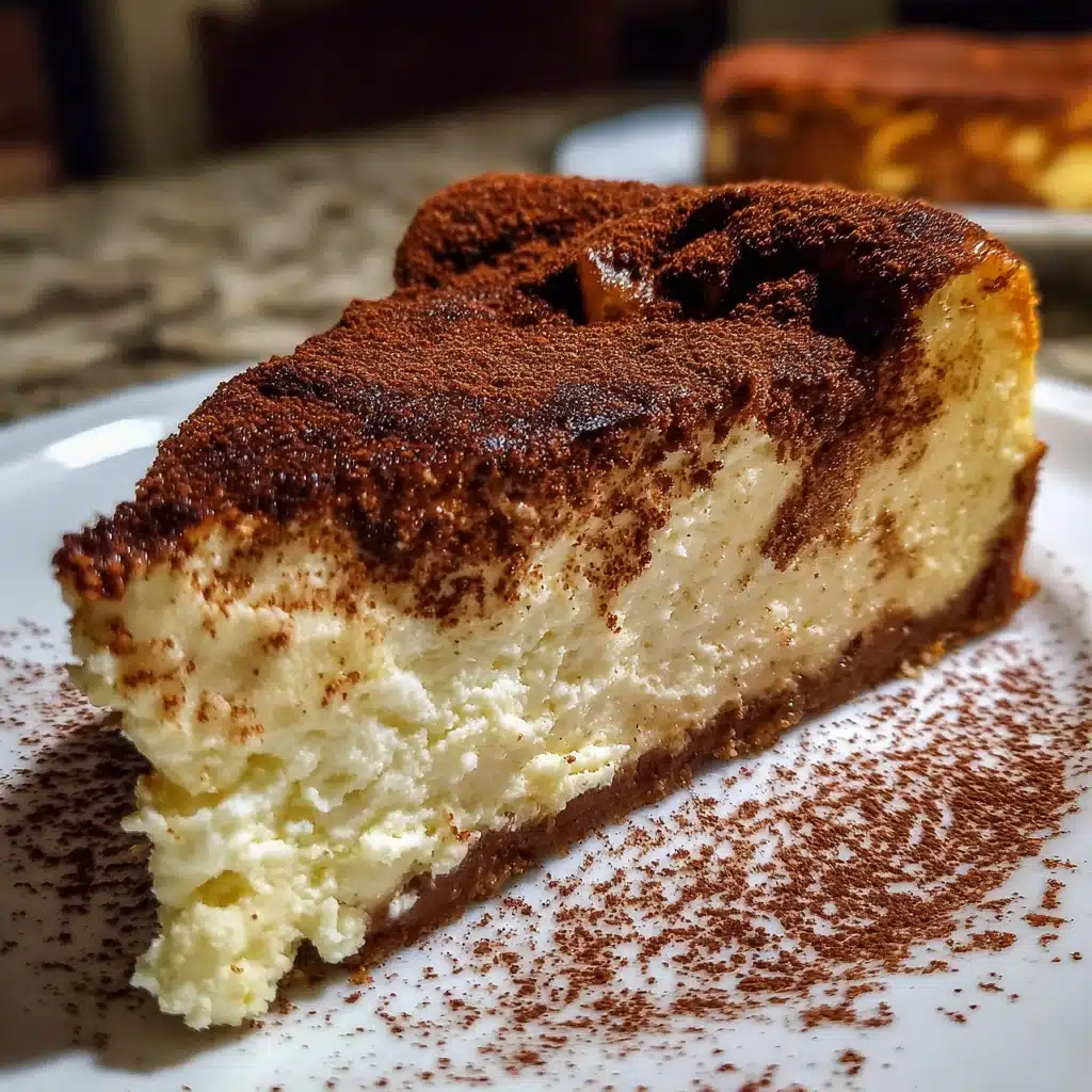 Tiramisu Basque Cheesecake