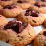 Sweet and Simple Strawberry Kiss Cookies with Chocolate Kisses