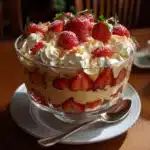 Easter Strawberry Cream Trifle
