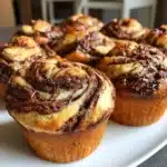 Nutella Banana Swirl Muffins