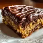 Easy No Bake Chocolate Oatmeal Bars Recipe