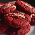 Easy Red Velvet Cookies with Rich Cocoa Flavour