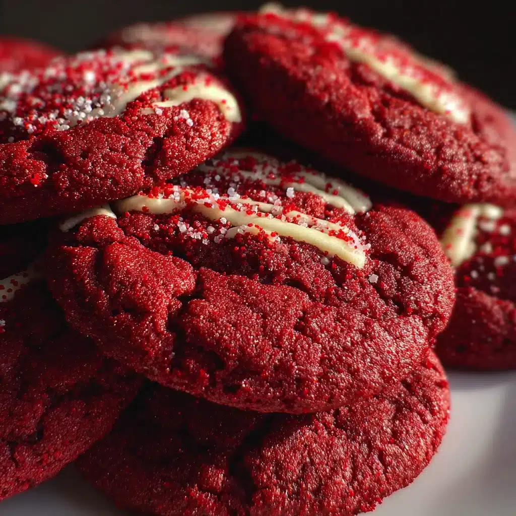 Easy Red Velvet Cookies with Rich Cocoa Flavour